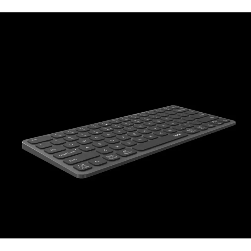 Rapoo UCK-6001 erittäin ohut näppäimistö 8-in-1 USB-C-monitoimisovittimella, QWERTZ