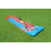 Bestway H2OGO! kaksinkertainen vesiliukumäki Tsunami Splash -rampilla 4,88 m