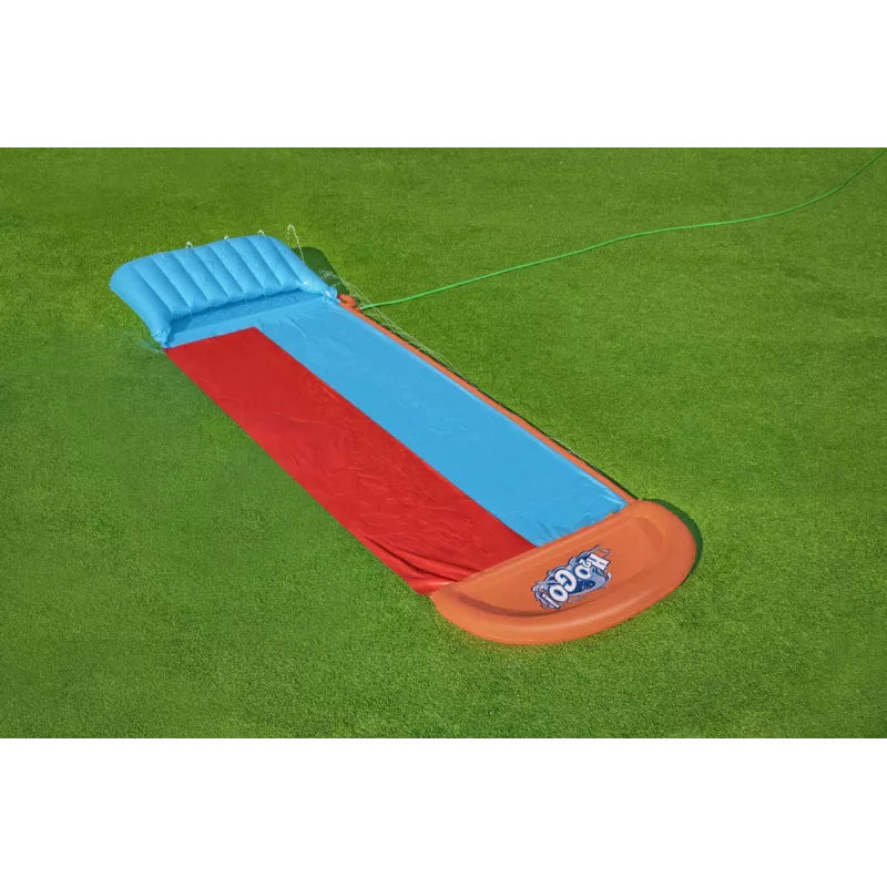 Bestway H2OGO! kaksinkertainen vesiliukumäki Tsunami Splash -rampilla 4,88 m