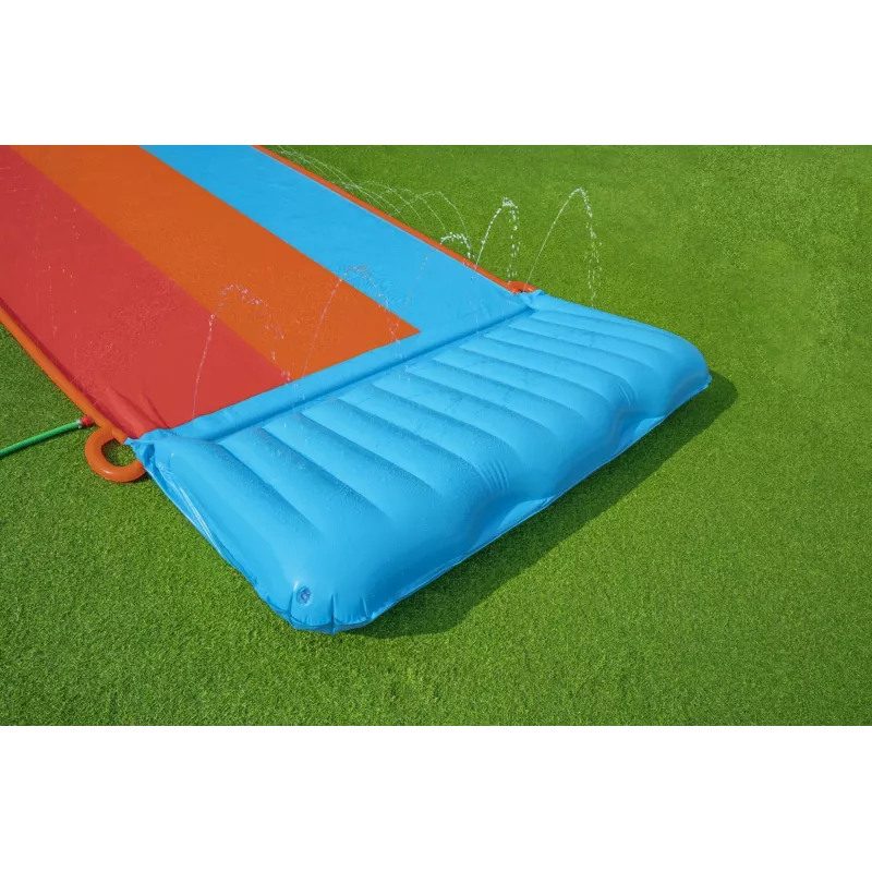 Bestway H2OGO! kolminkertainen liukumäki Tsunami Splash -rampilla 4,88 m