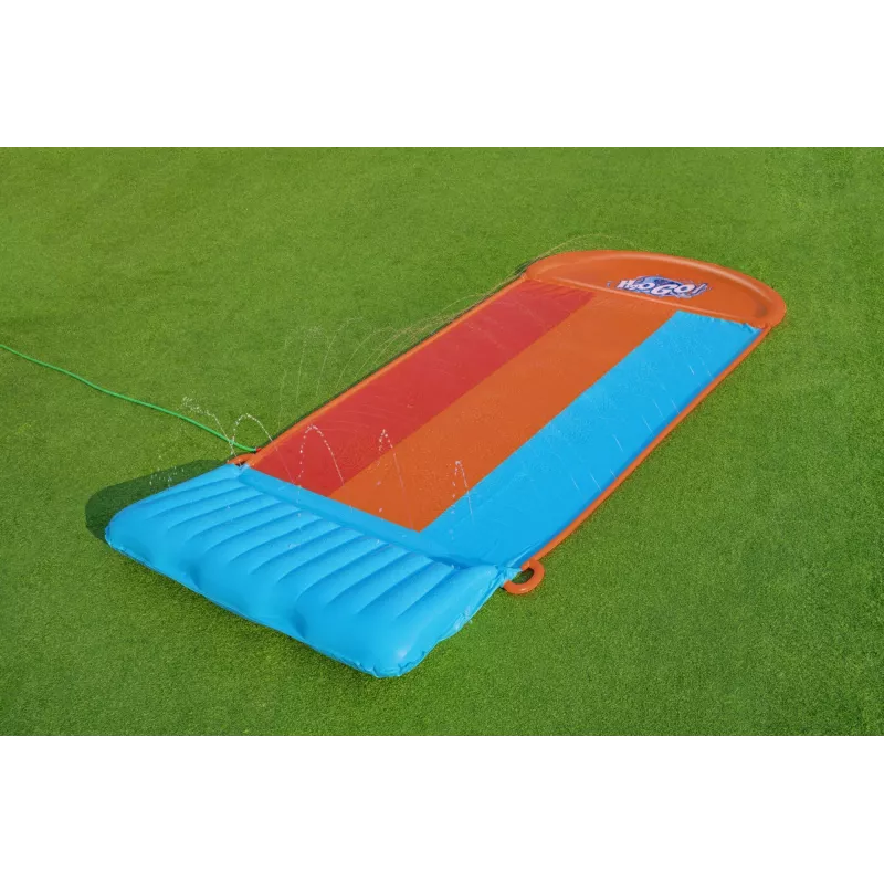 Bestway H2OGO! kolminkertainen liukumäki Tsunami Splash -rampilla 4,88 m