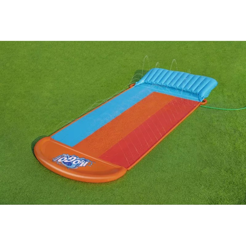 Bestway H2OGO! kolminkertainen liukumäki Tsunami Splash -rampilla 4,88 m