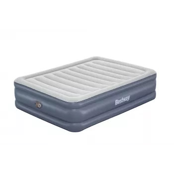 Bestway Tritech ilmapatja Queen integroidulla AC-pumpulla ja antimikrobisella pinnoitteella 2,03 m x 1,52 m x 51 cm