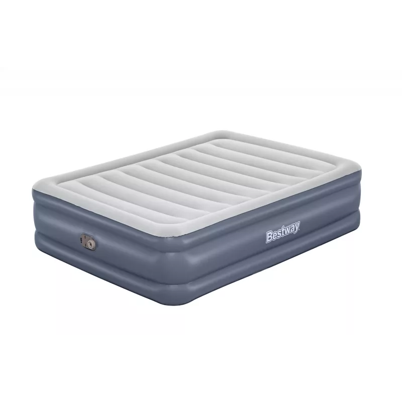 Bestway Tritech ilmapatja Queen integroidulla AC-pumpulla ja antimikrobisella pinnoitteella 2,03 m x 1,52 m x 51 cm