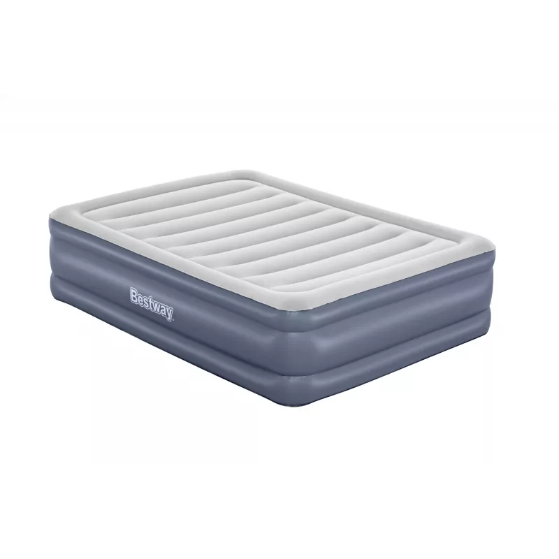 Bestway Tritech ilmapatja Queen integroidulla AC-pumpulla ja antimikrobisella pinnoitteella 2,03 m x 1,52 m x 51 cm
