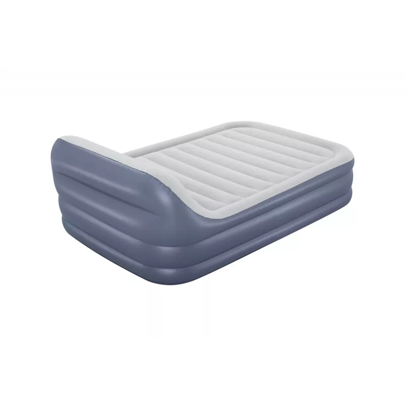 Bestway Tritech SleekFlow päätyilmapatja Queen integroidulla AC-pumpulla ja antimikrobisella pinnoitteella 2,26 m x 1,52 m x 84 cm