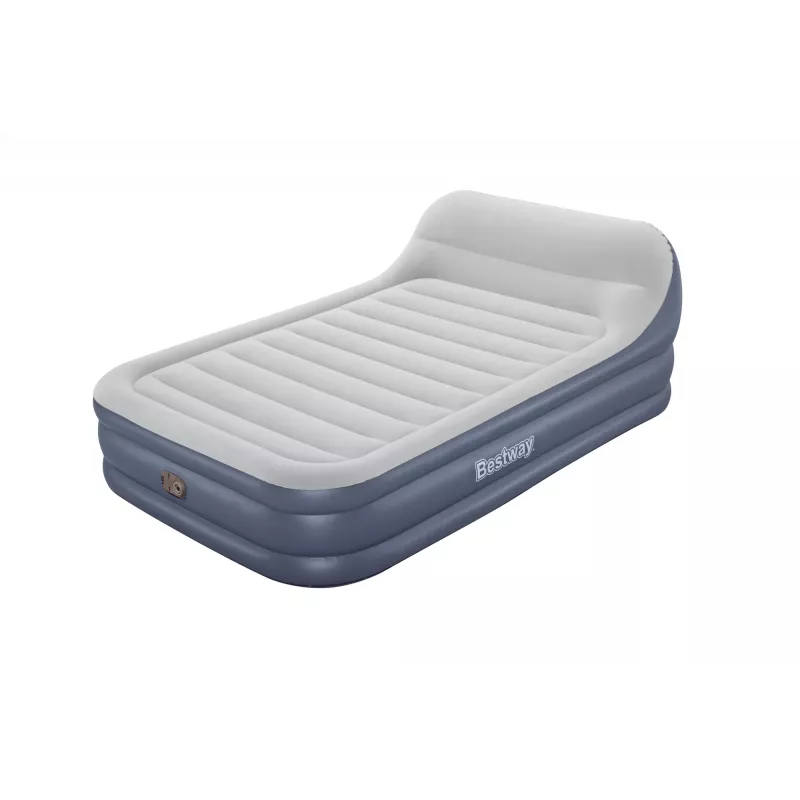 Bestway Tritech SleekFlow päätyilmapatja Queen integroidulla AC-pumpulla ja antimikrobisella pinnoitteella 2,26 m x 1,52 m x 84 cm
