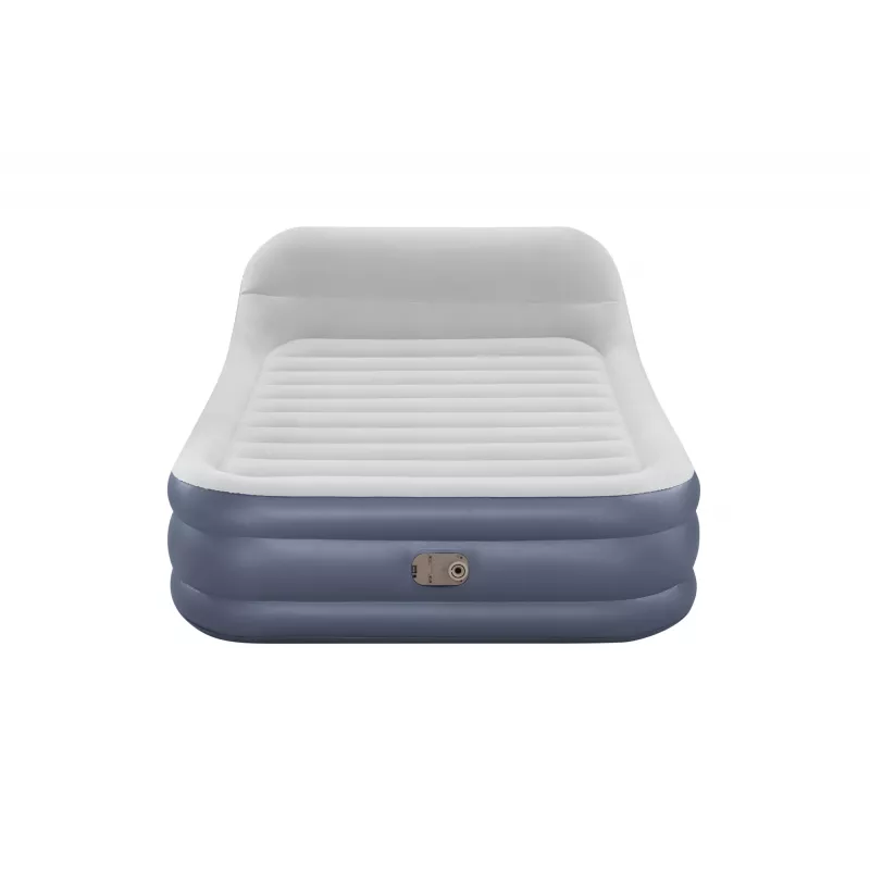 Bestway Tritech SleekFlow päätyilmapatja Queen integroidulla AC-pumpulla ja antimikrobisella pinnoitteella 2,26 m x 1,52 m x 84 cm