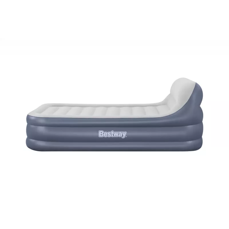 Bestway Tritech SleekFlow päätyilmapatja Queen integroidulla AC-pumpulla ja antimikrobisella pinnoitteella 2,26 m x 1,52 m x 84 cm