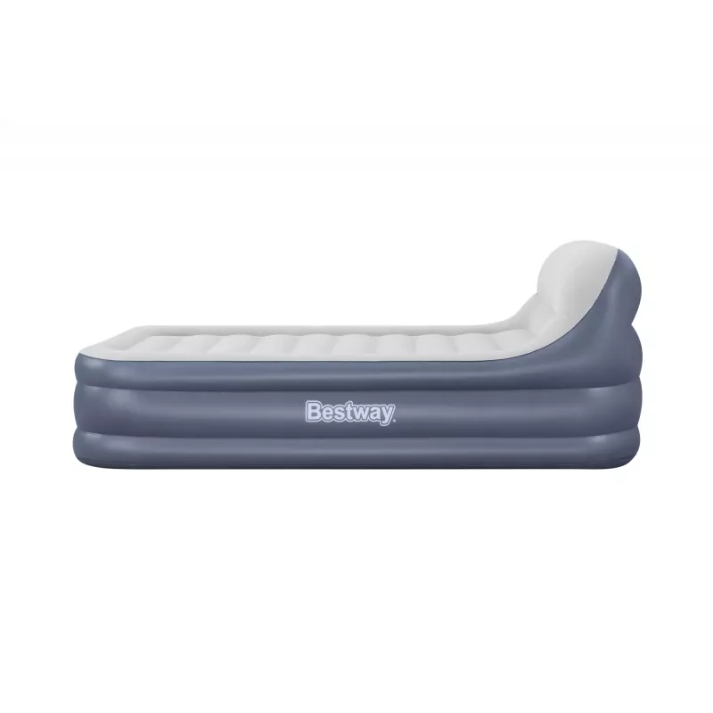 Bestway Tritech SleekFlow päätyilmapatja Queen integroidulla AC-pumpulla ja antimikrobisella pinnoitteella 2,26 m x 1,52 m x 84 cm