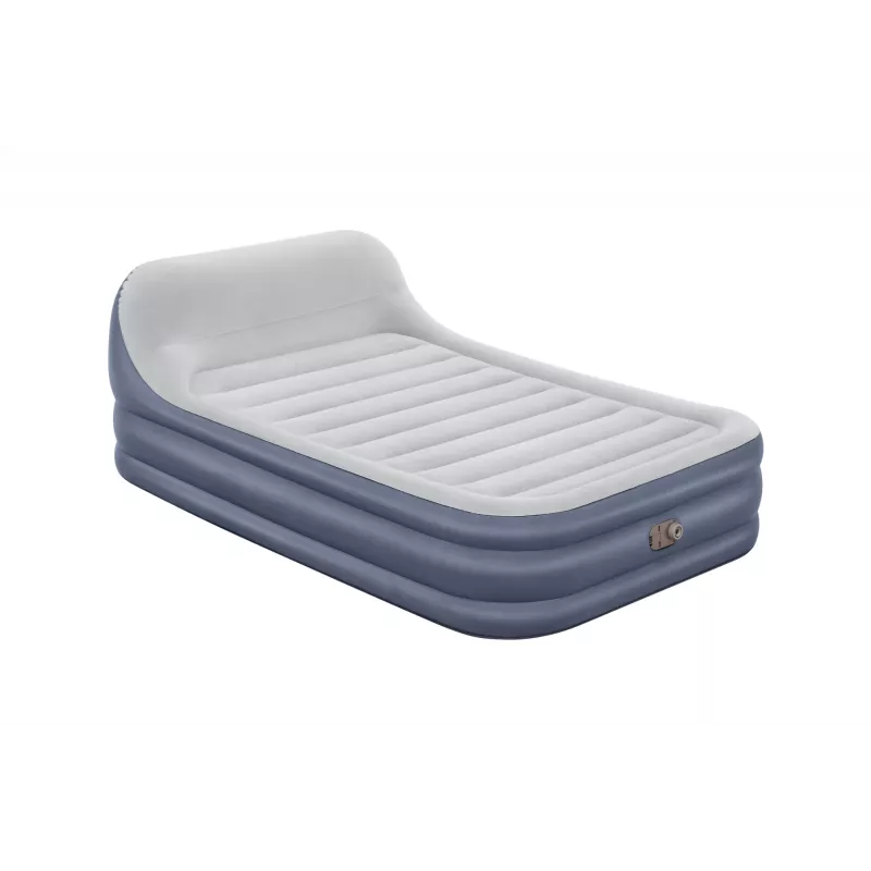 Bestway Tritech SleekFlow päätyilmapatja Queen integroidulla AC-pumpulla ja antimikrobisella pinnoitteella 2,26 m x 1,52 m x 84 cm