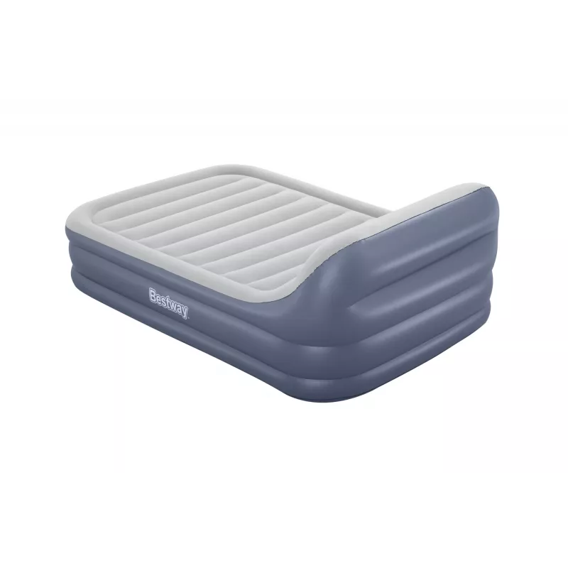 Bestway Tritech SleekFlow päätyilmapatja Queen integroidulla AC-pumpulla ja antimikrobisella pinnoitteella 2,26 m x 1,52 m x 84 cm