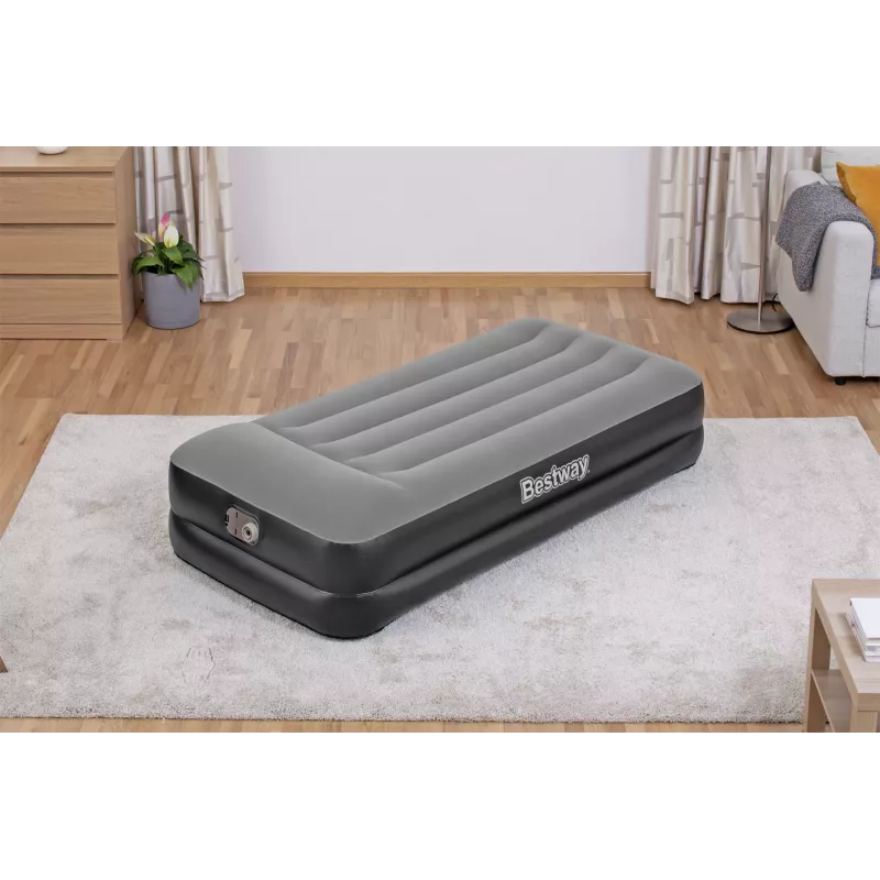 Bestway Tritech ilmapatja Twin integroidulla AC-pumpulla ja antimikrobisella pinnoitteella 1,91 m x 97 cm x 46 cm