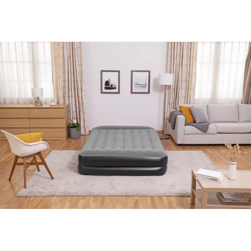 Bestway Tritech ilmapatja Queen integroidulla AC-pumpulla ja antimikrobisella pinnoitteella 2,03 m x 1,52 m x 46 cm