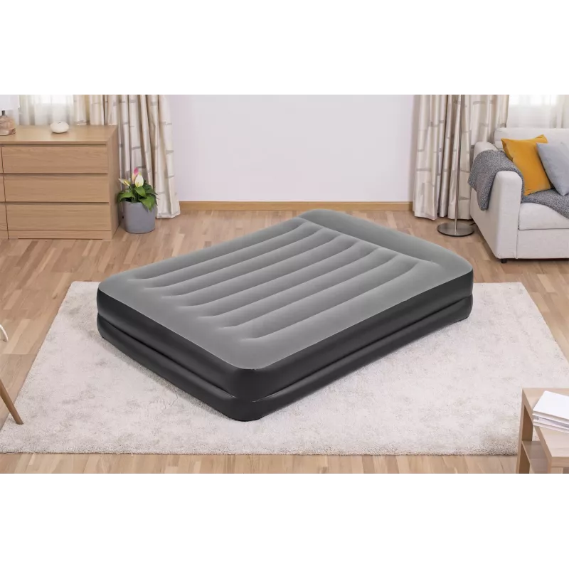 Bestway Tritech ilmapatja Queen integroidulla AC-pumpulla ja antimikrobisella pinnoitteella 2,03 m x 1,52 m x 46 cm