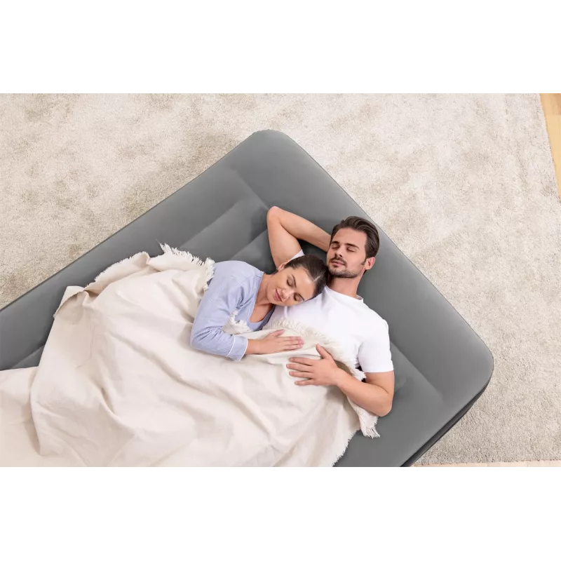 Bestway Tritech ilmapatja Queen integroidulla AC-pumpulla ja antimikrobisella pinnoitteella 2,03 m x 1,52 m x 46 cm