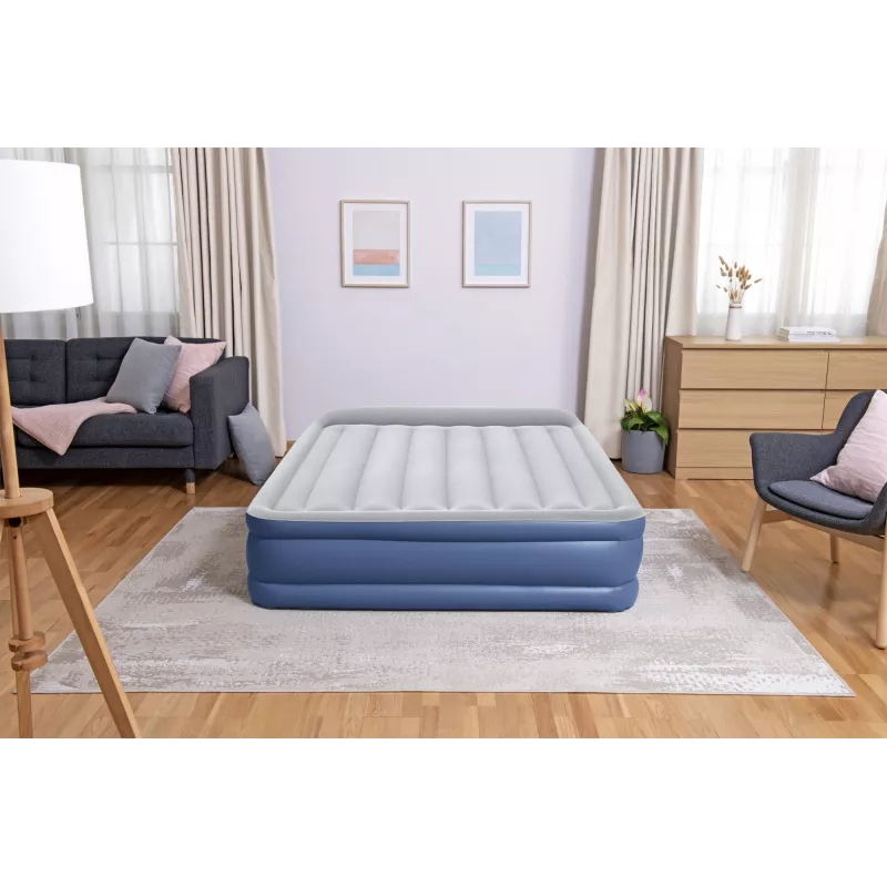 Bestway Tritech ilmasänky Queen integroidulla AC-pumpulla ja antimikrobisella pinnoitteella 2,03 m x 1,52 m x 46 cm