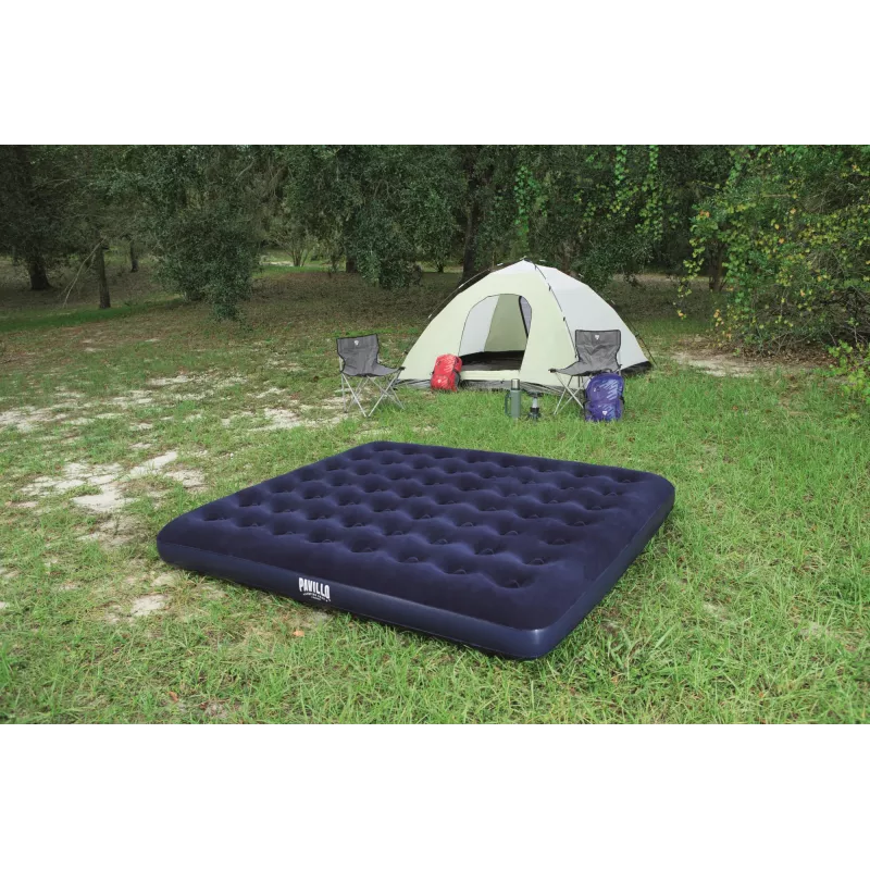 Bestway Flocked Airbed – King – 2,03 m x 1,83 m x 22 cm, kaksospatja