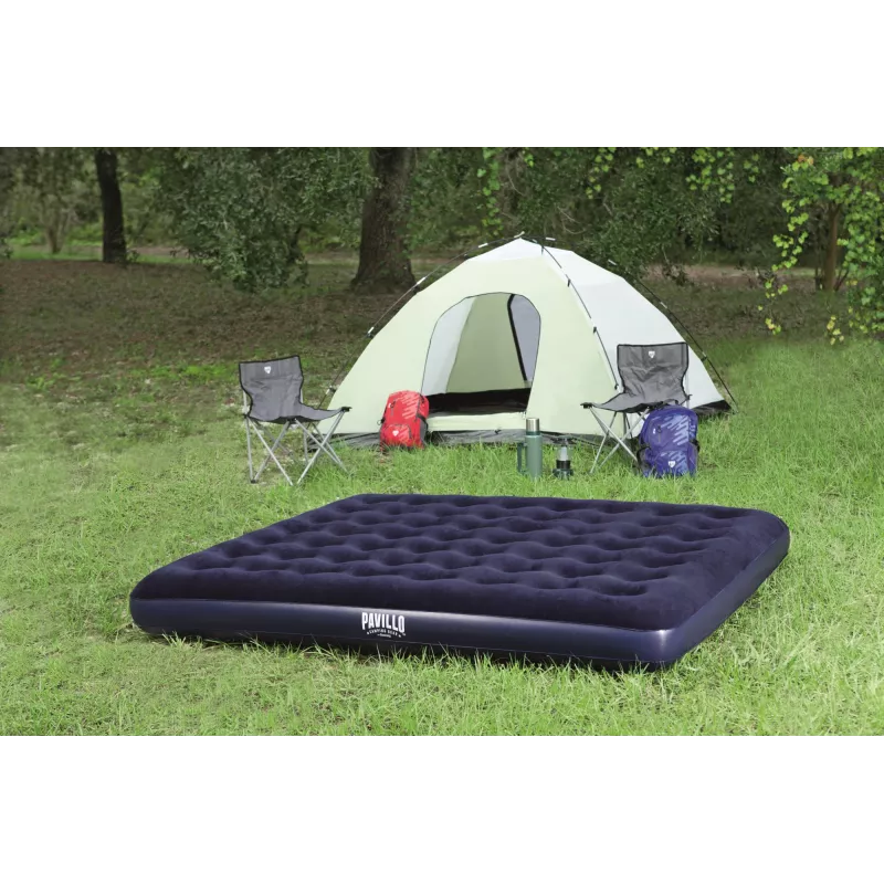 Bestway Flocked Airbed – King – 2,03 m x 1,83 m x 22 cm, kaksospatja