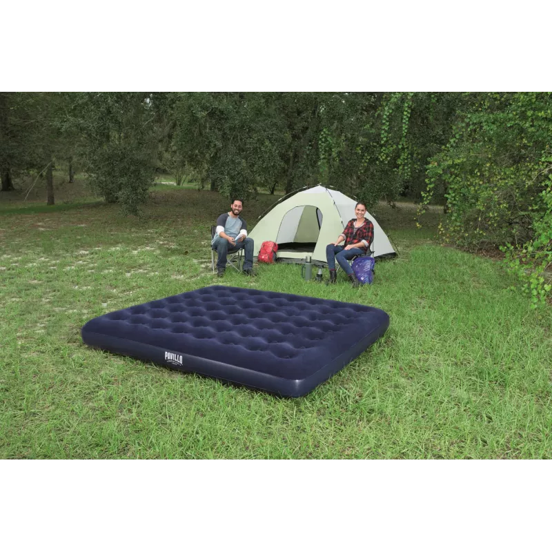 Bestway Flocked Airbed – King – 2,03 m x 1,83 m x 22 cm, kaksospatja
