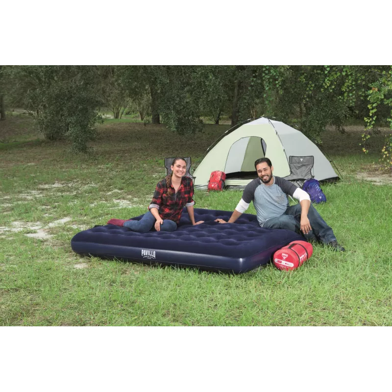 Bestway Flocked Airbed – King – 2,03 m x 1,83 m x 22 cm, kaksospatja