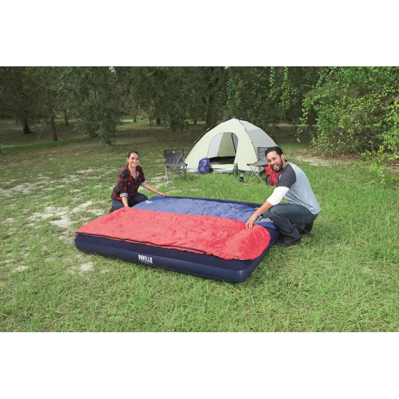 Bestway Flocked Airbed – King – 2,03 m x 1,83 m x 22 cm, kaksospatja