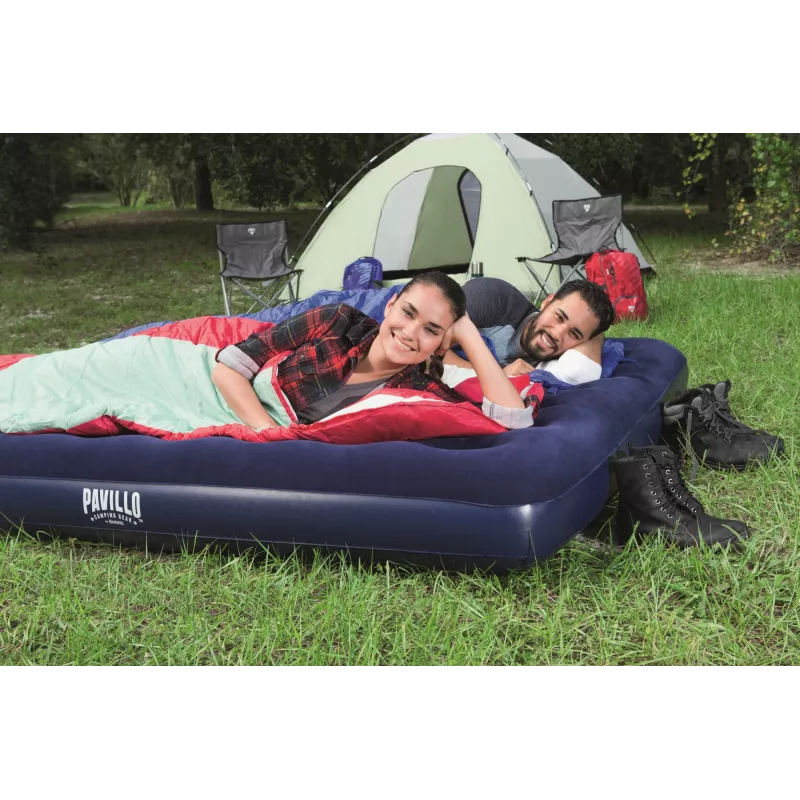 Bestway Flocked Airbed – King – 2,03 m x 1,83 m x 22 cm, kaksospatja