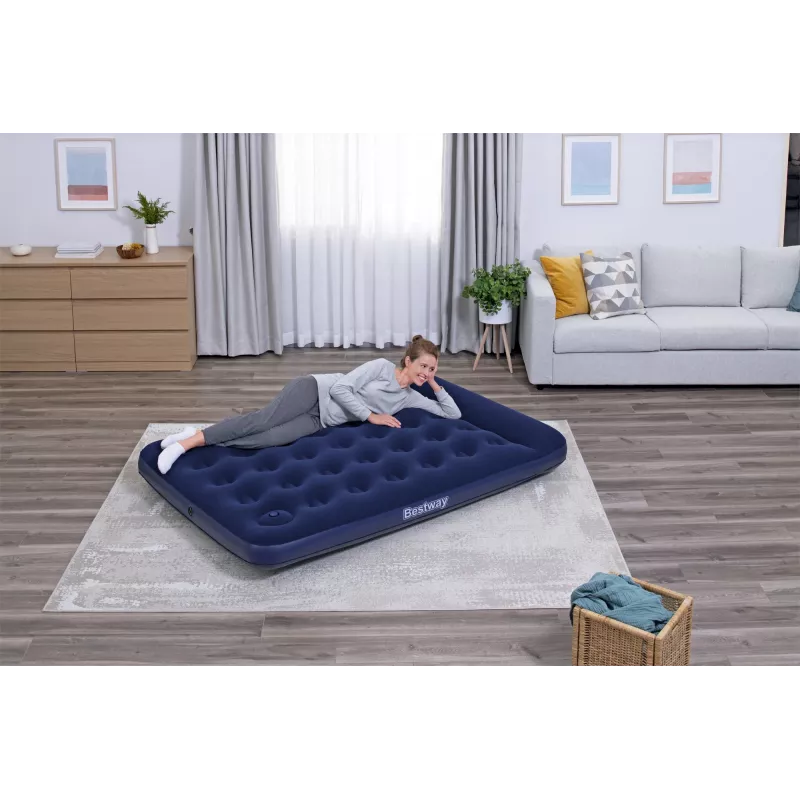Bestway ilmapatja Full sisäänrakennetulla jalkapumpulla 1,91 m x 1,37 m x 28 cm