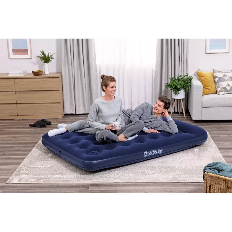 Bestway ilmapatja Full sisäänrakennetulla jalkapumpulla 1,91 m x 1,37 m x 28 cm