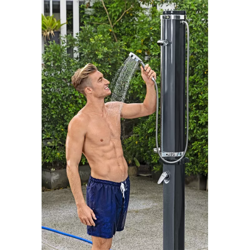 Bestway SolarFlow 35 L ulkosuihku, vapaasti seisova, musta, 35 L, EN1112, 620 mm, 620 mm