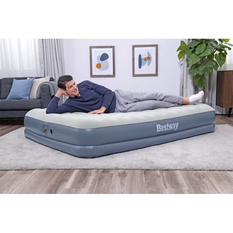 Bestway Tritech ilmapatja Queen ladattavalla pumpulla 2,03 m x 1,52 m x 36 cm