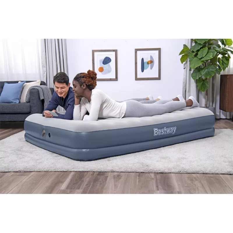 Bestway Tritech ilmapatja Queen ladattavalla pumpulla 2,03 m x 1,52 m x 36 cm