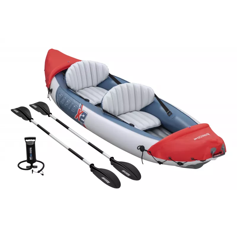 Bestway Hydro Force Rapid X2 ilmalla täytettävä 2 hengen kajakkisetti 3,21 m
