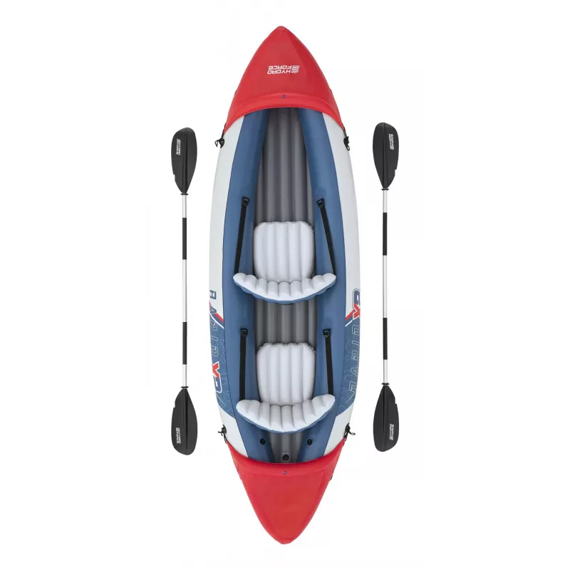 Bestway Hydro Force Rapid X2 ilmalla täytettävä 2 hengen kajakkisetti 3,21 m