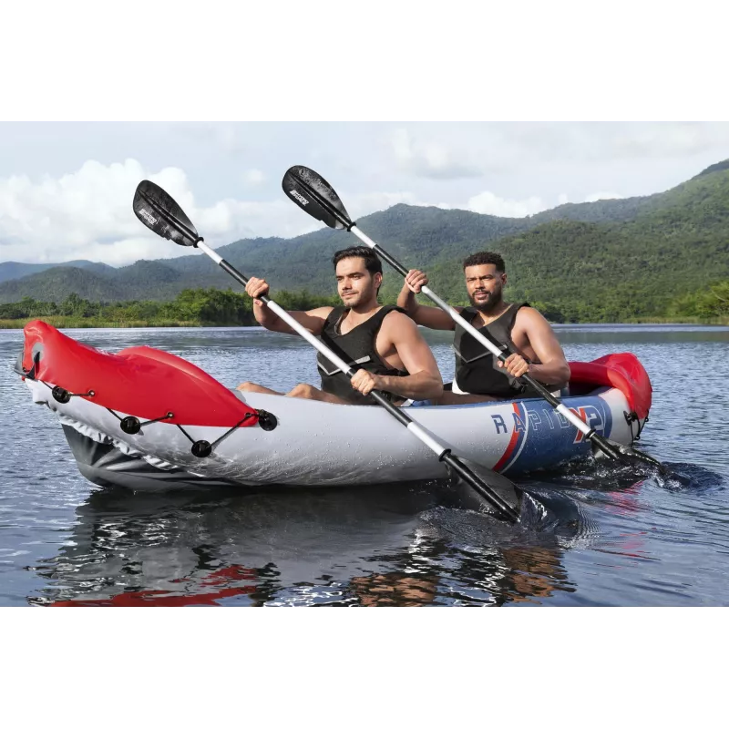 Bestway Hydro Force Rapid X2 ilmalla täytettävä 2 hengen kajakkisetti 3,21 m