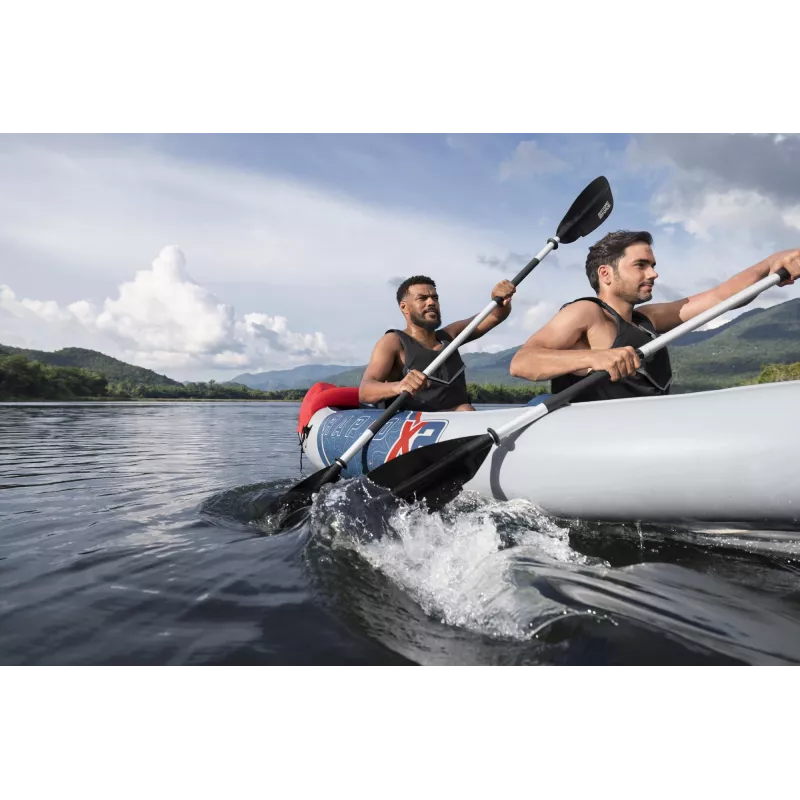 Bestway Hydro Force Rapid X2 ilmalla täytettävä 2 hengen kajakkisetti 3,21 m
