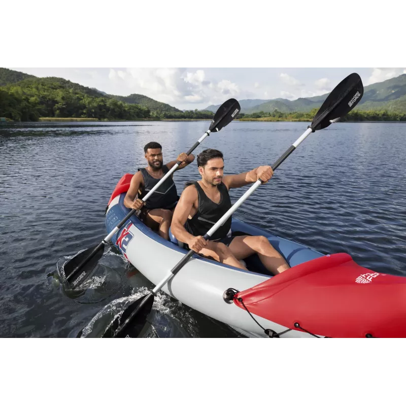 Bestway Hydro Force Rapid X2 ilmalla täytettävä 2 hengen kajakkisetti 3,21 m