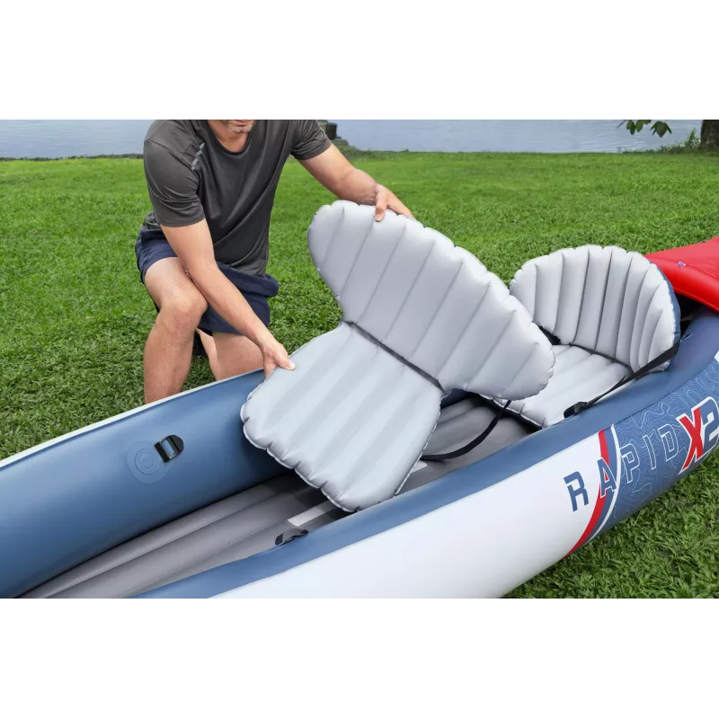 Bestway Hydro Force Rapid X2 ilmalla täytettävä 2 hengen kajakkisetti 3,21 m