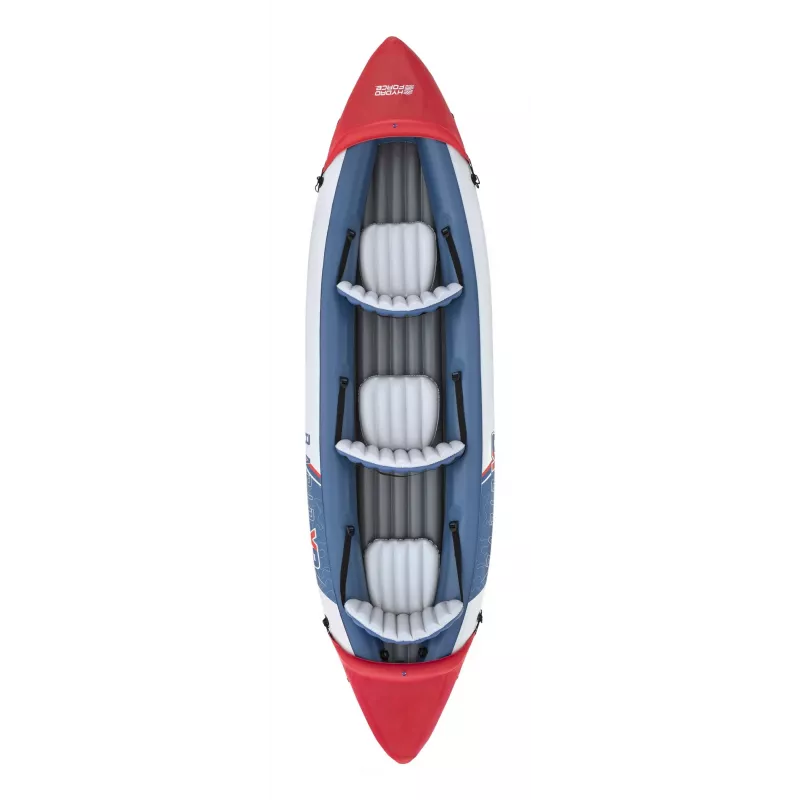 Bestway Hydro Force Rapid X3 ilmalla täytettävä 3 hengen kajakkisetti 3,81 m