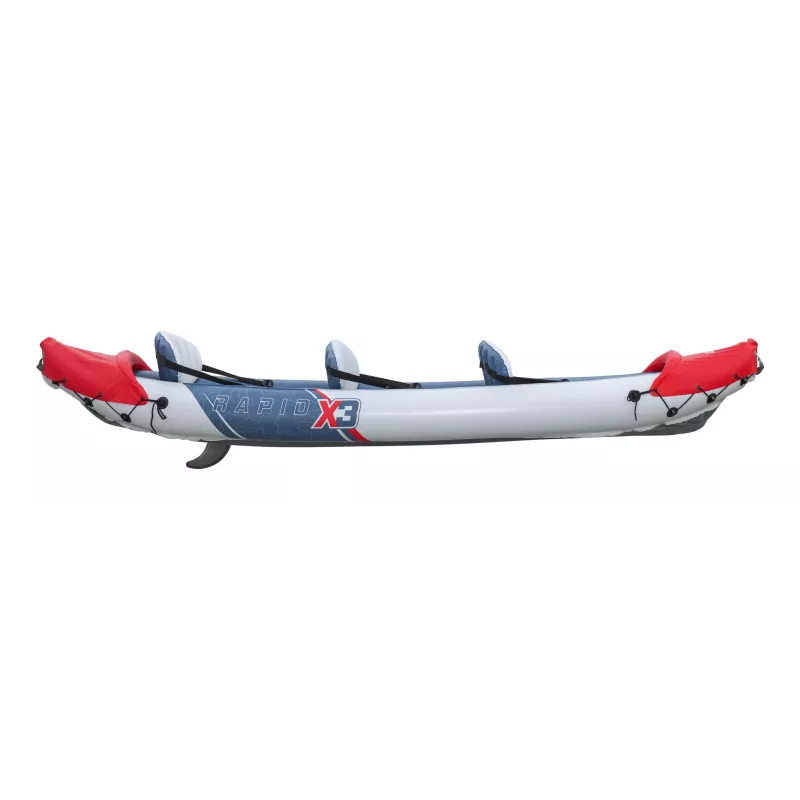 Bestway Hydro Force Rapid X3 ilmalla täytettävä 3 hengen kajakkisetti 3,81 m
