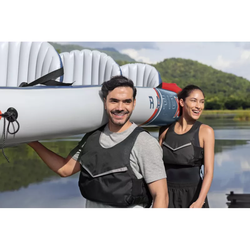 Bestway Hydro Force Rapid X3 ilmalla täytettävä 3 hengen kajakkisetti 3,81 m
