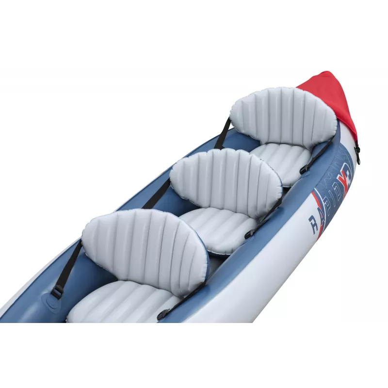 Bestway Hydro Force Rapid X3 ilmalla täytettävä 3 hengen kajakkisetti 3,81 m