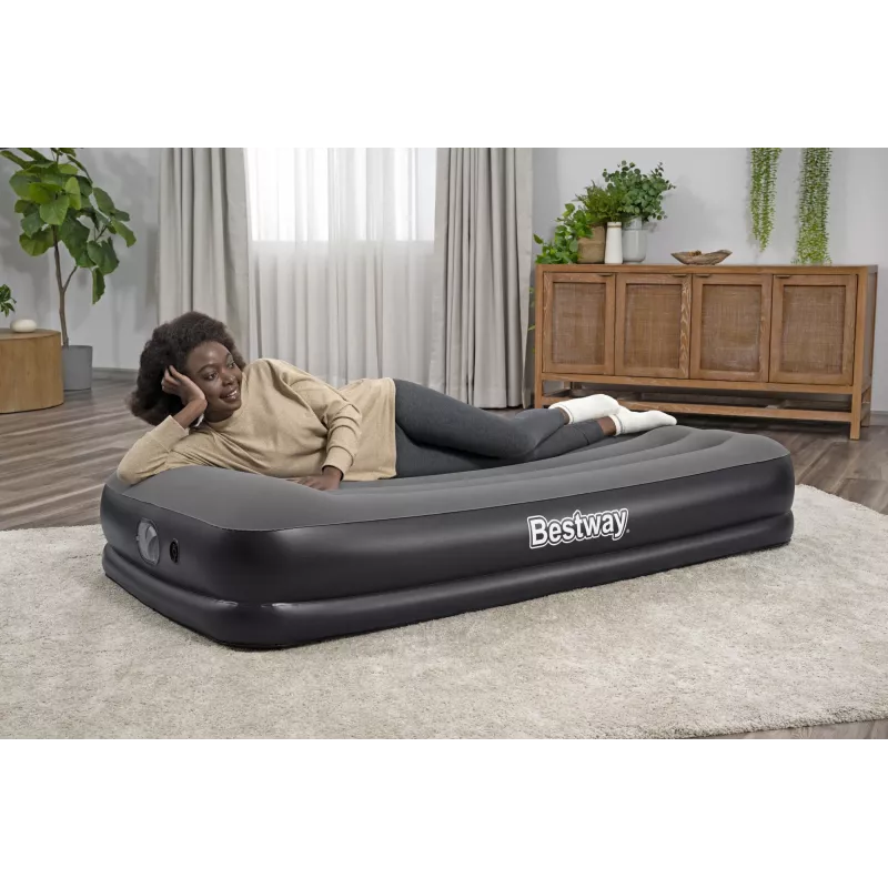 Bestway Tritech Twin ilmapatja integroidulla USB-pumpulla 1,91 m x 97 cm x 36 cm