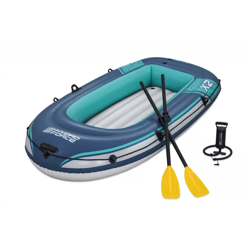 Bestway Hydro Force Trek X2 ilmalla täytettävä 2 hengen lauttasetti 2,32 m