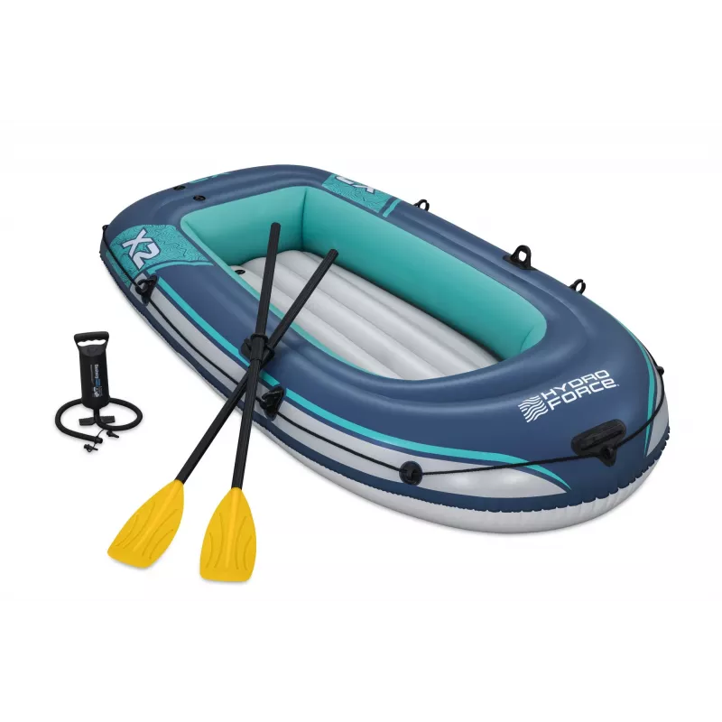 Bestway Hydro Force Trek X2 ilmalla täytettävä 2 hengen lauttasetti 2,32 m