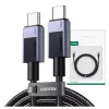 Ugreen 45068 USB-kaapeli 2 m USB C 0,48 Gbit/s 240 W musta, harmaa