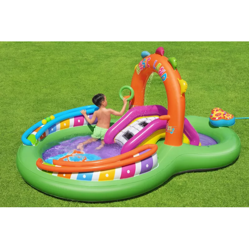 Bestway 9'8 inch x 6'3 inch x 54 inch/2,95 m x 1,90 m x 1,37 m Sing 'n Splash -leikkikeskus