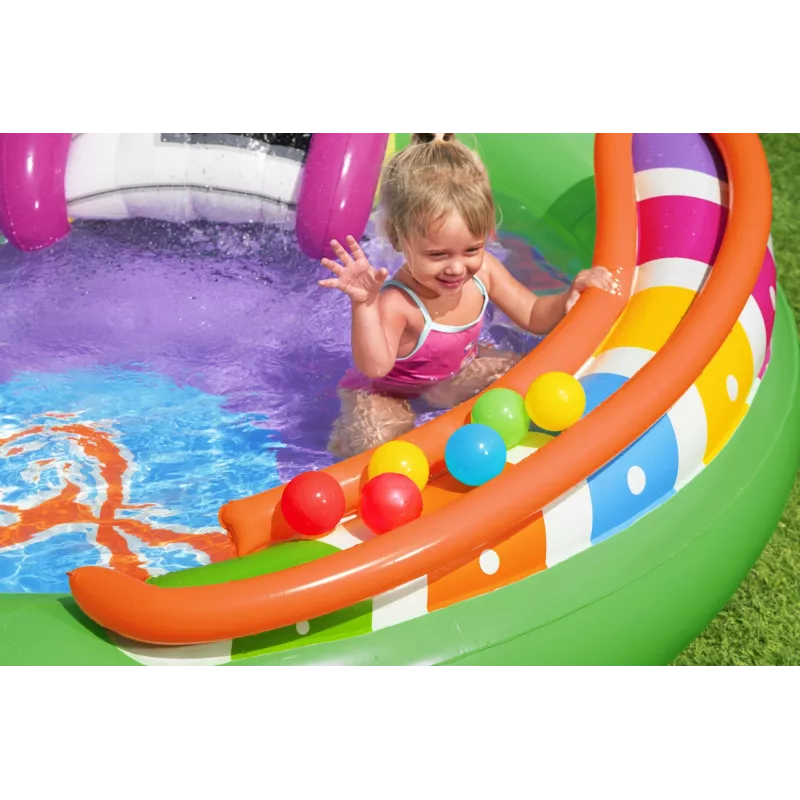 Bestway 9'8 inch x 6'3 inch x 54 inch/2,95 m x 1,90 m x 1,37 m Sing 'n Splash -leikkikeskus