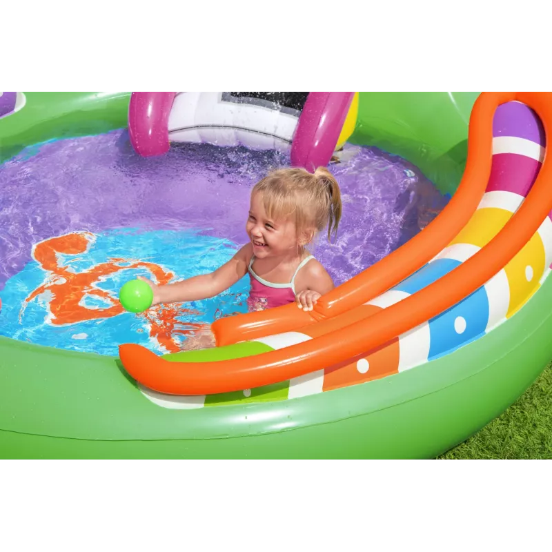 Bestway 9'8 inch x 6'3 inch x 54 inch/2,95 m x 1,90 m x 1,37 m Sing 'n Splash -leikkikeskus