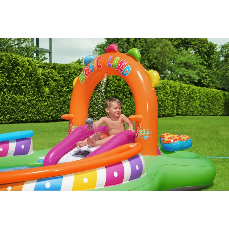 Bestway 9'8 inch x 6'3 inch x 54 inch/2,95 m x 1,90 m x 1,37 m Sing 'n Splash -leikkikeskus